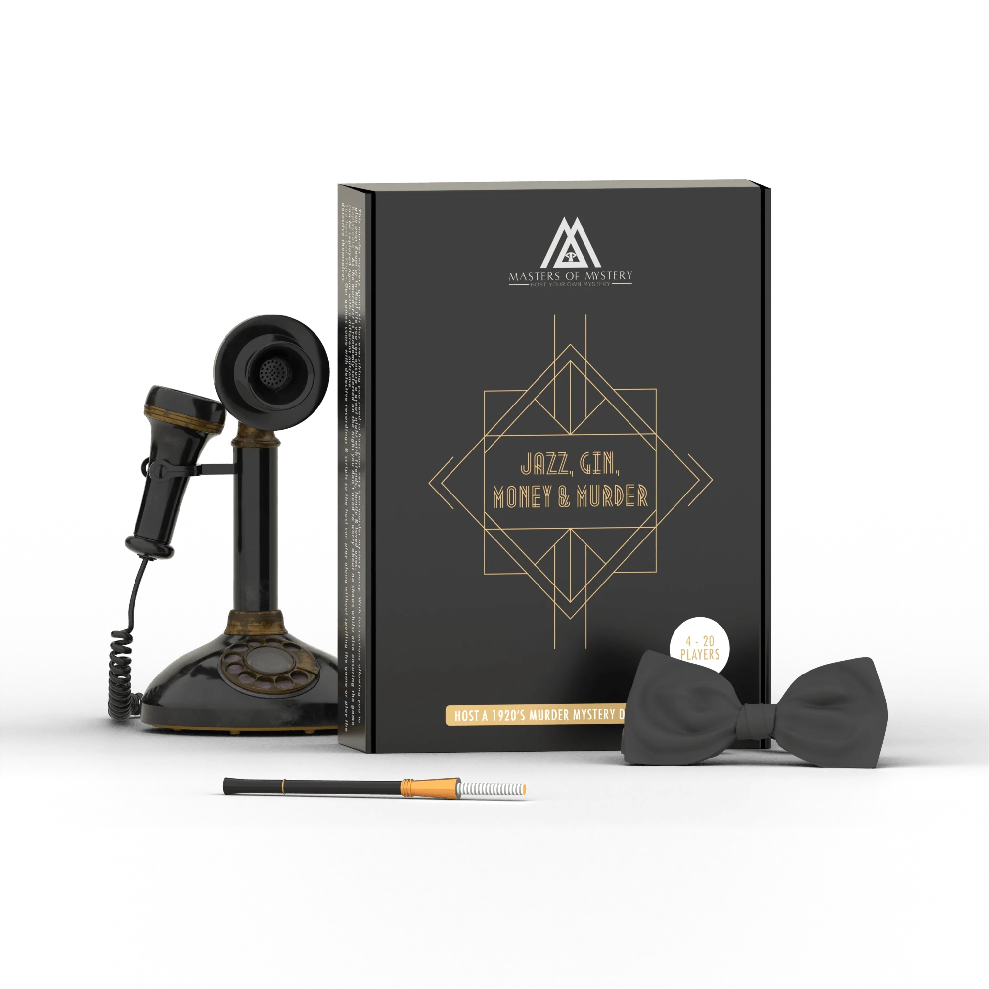 Replay-able 1920s Murder Mystery Dinner Party Game for Up to 20 Adults - Host Your Own Dinner Party Game Night - 1920s Speakeasy Gatsby Theme - 1920s Fancy Dress Dinner Party(V2) - Image 4