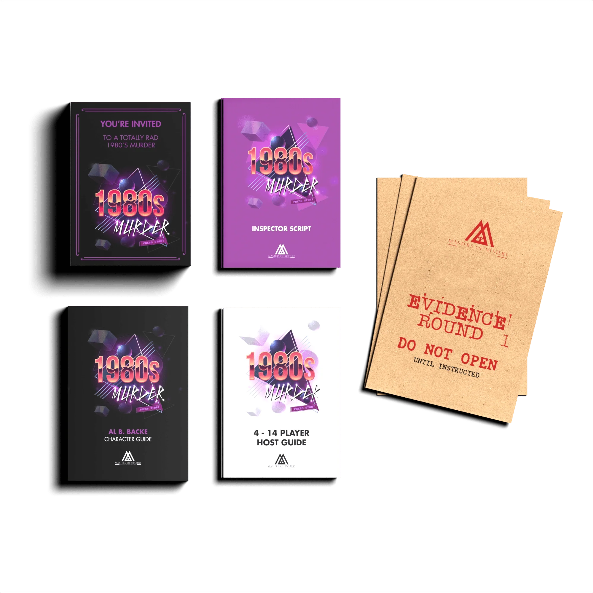 1980s Murder Mystery Game Kit - Image 4