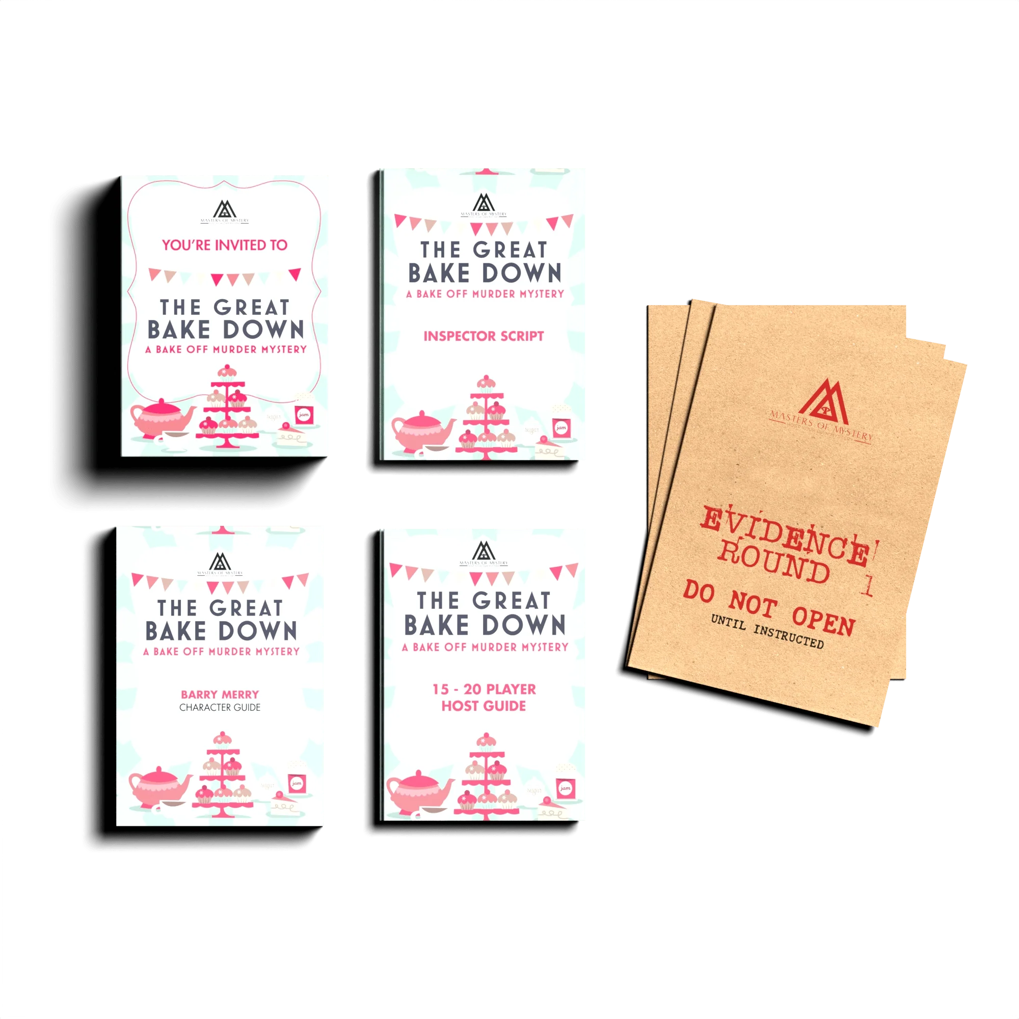 Bake Off Themed Murder Mystery Game Kit - Image 3