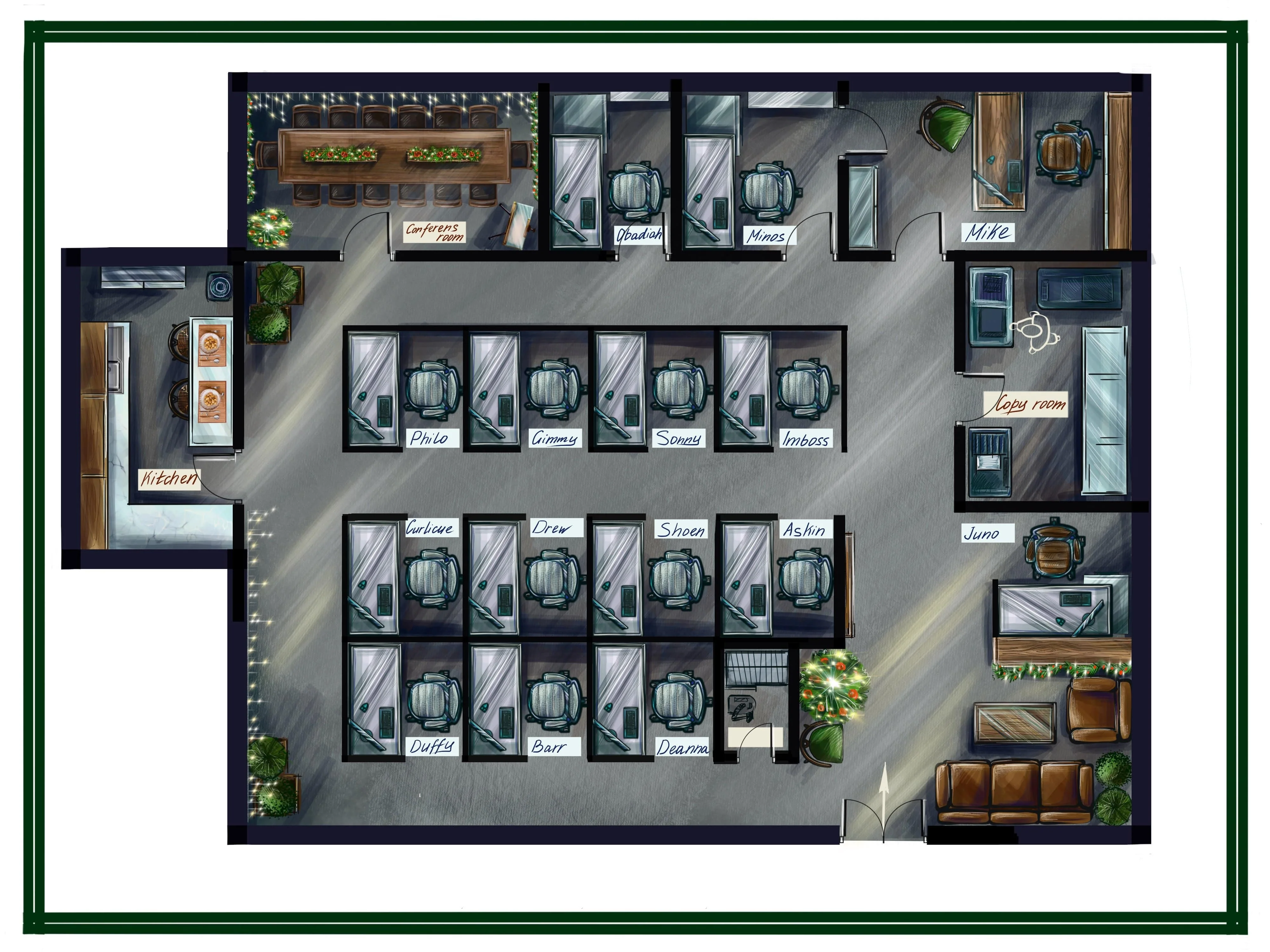 Office Christmas Sweater Party Murder Mystery Game Kit - Image 6