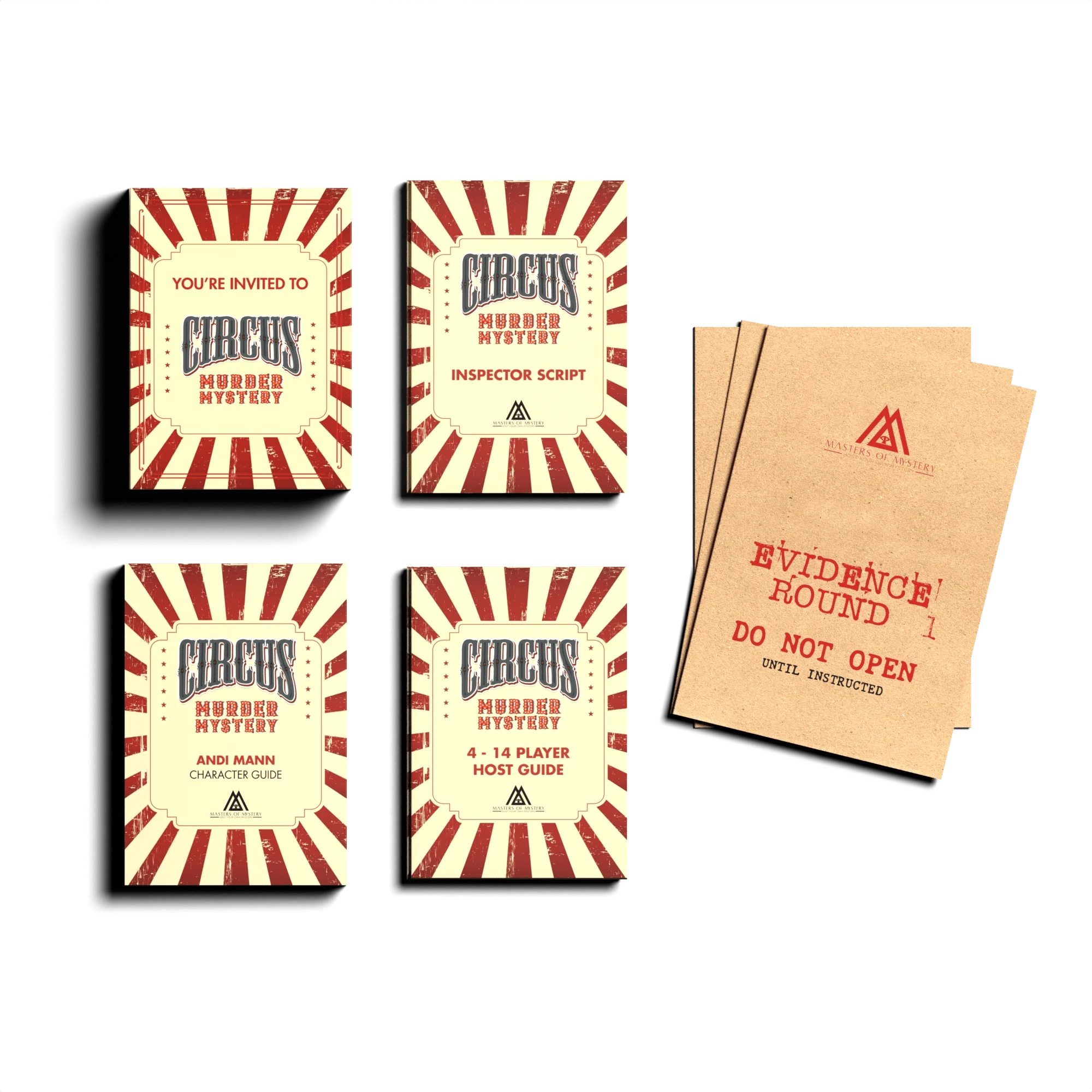 Circus Murder Mystery Host Your Own Game Kit - Image 3