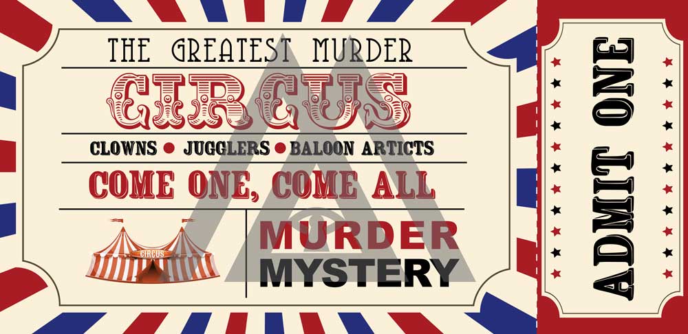 Circus Murder Mystery Host Your Own Game Kit - Image 4