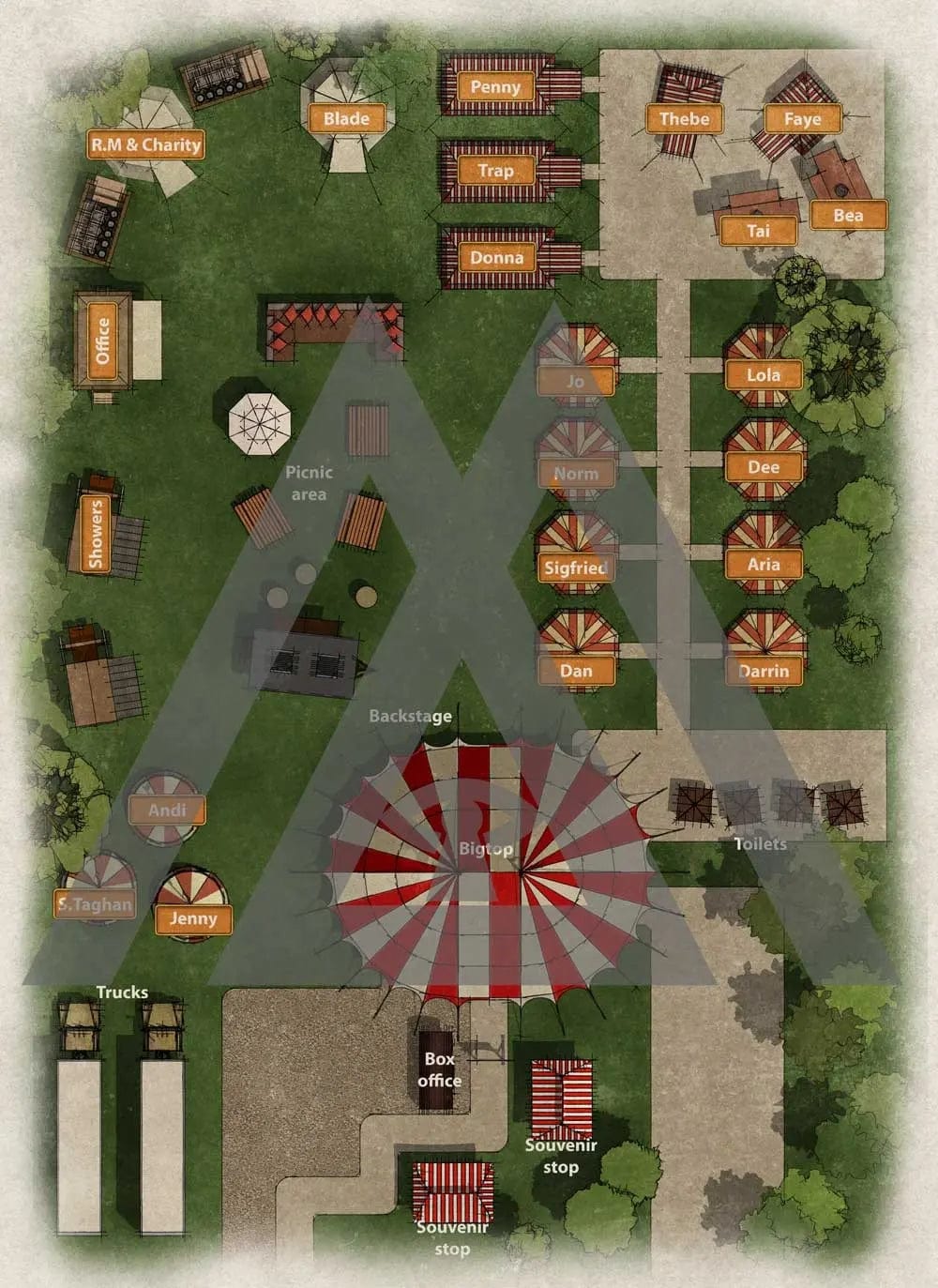 Circus Murder Mystery Host Your Own Game Kit - Image 5