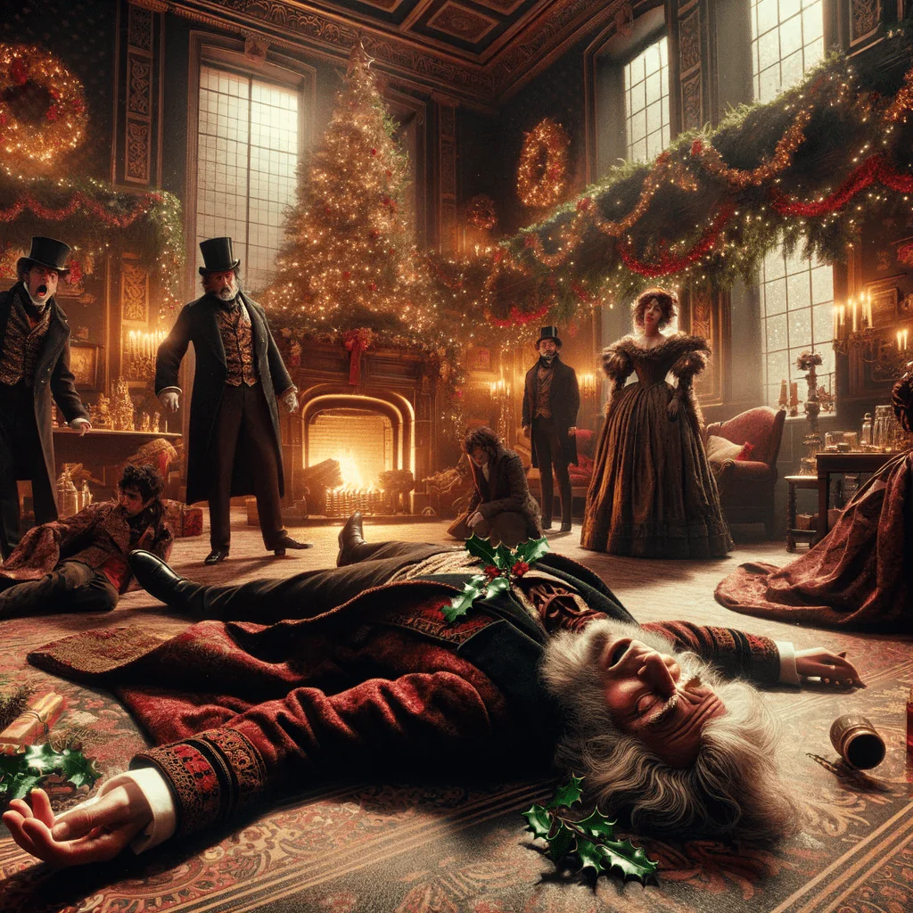 Christmas Murder Mystery Host Your Own Dinner Party Game Kit - Image 6