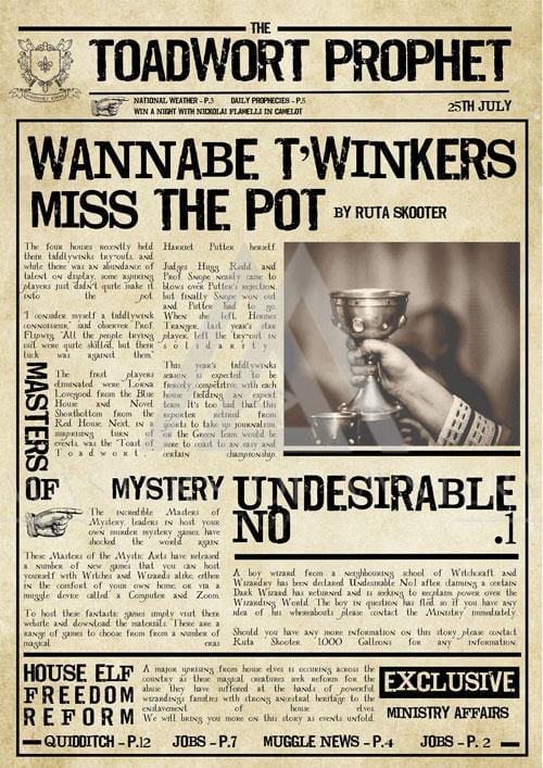 Wizarding Murder Mystery Game Kit - Image 5