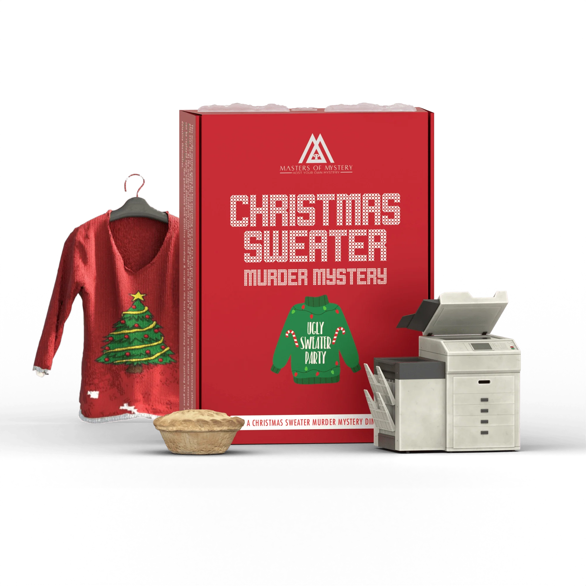 Replay-able Office Christmas Murder Mystery Dinner Party Game - Host an Ugly Christmas Jumper Party Game Night - Office Christmas Party Games - English 4-20 Players V2 - Image 4