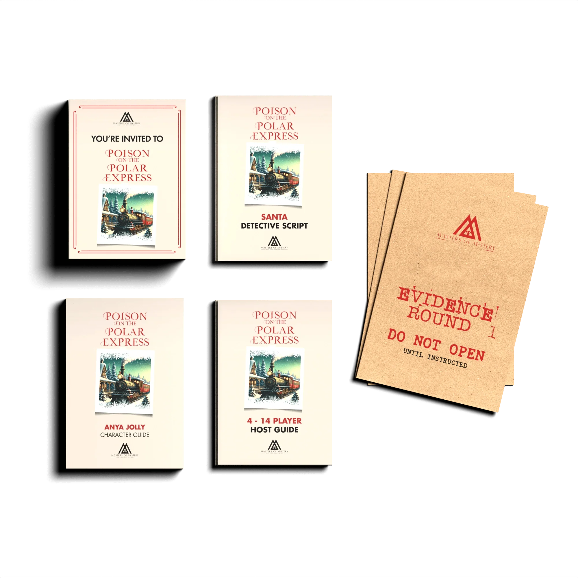Replay-able Polar Train Murder Mystery Dinner Party Game - Host A Christmas Dinner Party Game Night - Christmas Express Train Party Game - Santa Fancy Dress Party Game English 4-20 Players V2 - Image 2