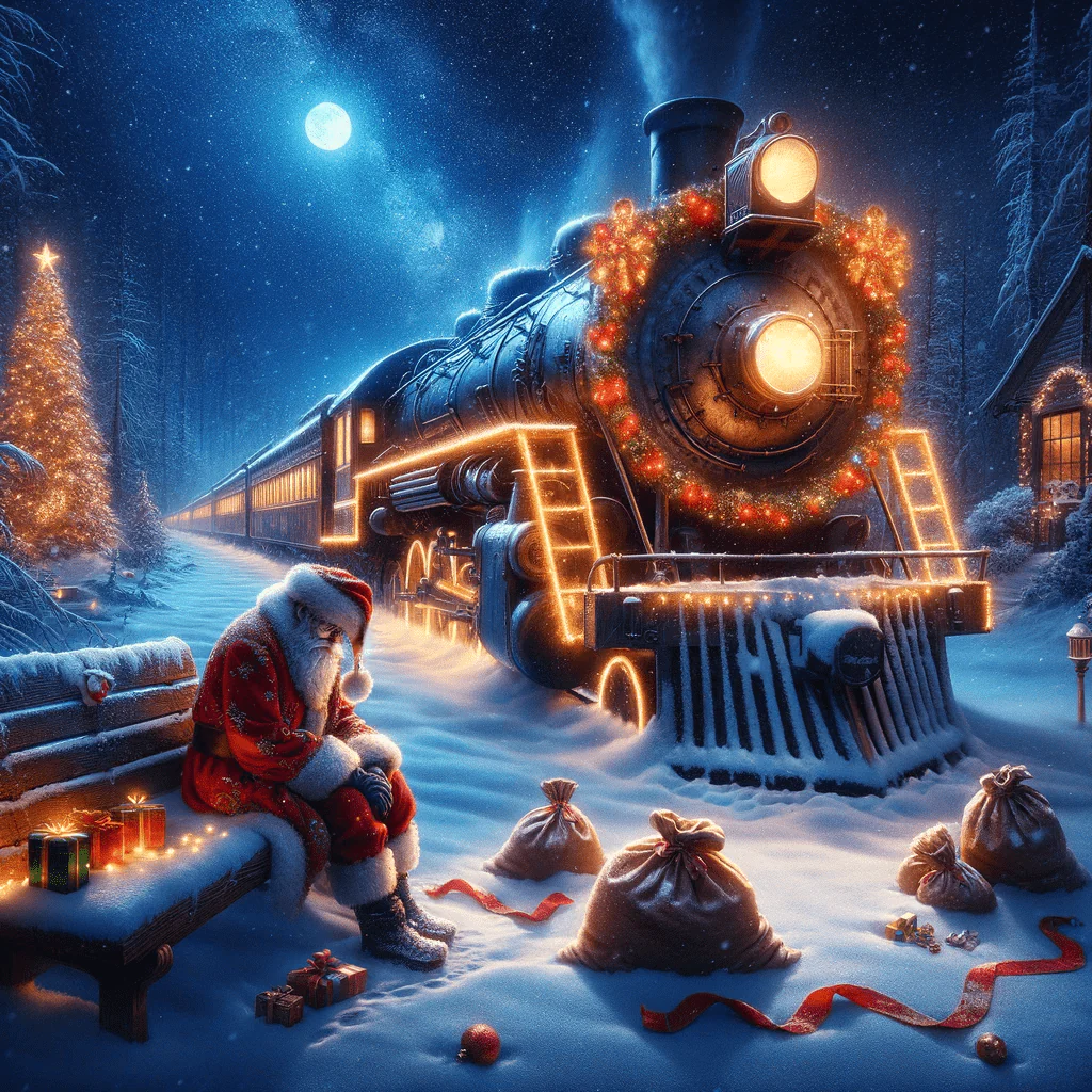 Polar Express Christmas Train Murder Mystery Game Kit - Image 5