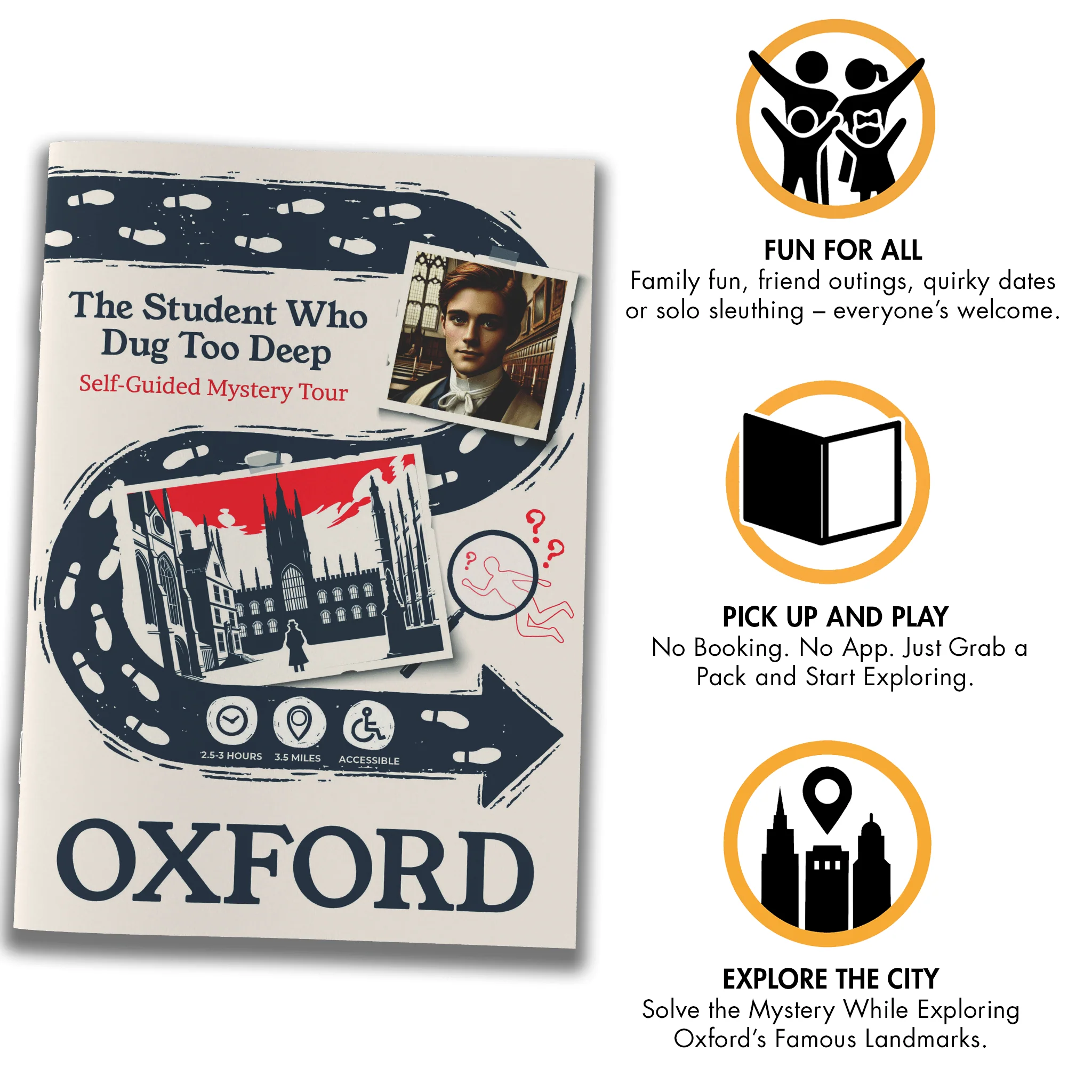 Outdoor Escape Room Oxford - Self-Guided Murder Mystery Tour – The Missing Manuscript - Image 3