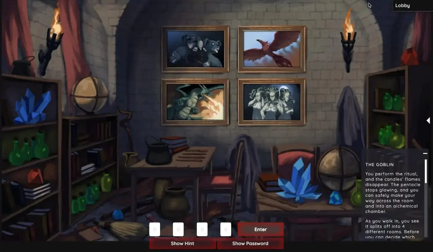 Wizard Themed Online Escape Room Game - The Curse of Vendrick - Image 3